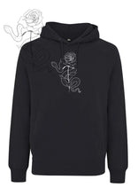 Load image into Gallery viewer, Snake and Rose Print Hoodie
