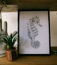 Load image into Gallery viewer, Seahorse Limited Art Print by Sophie Elizabeth
